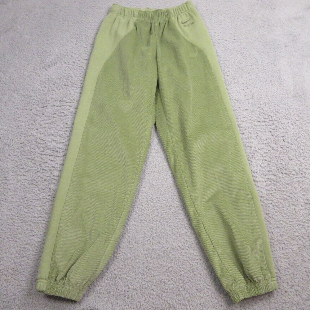 Nike Womens Sportswear Air Corduroy Fleece High Rise Pants size XS‎ Joggers